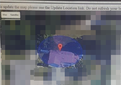 Пример выданных CerCareOne данных. Изображение обработано, чтобы защитить пользователя